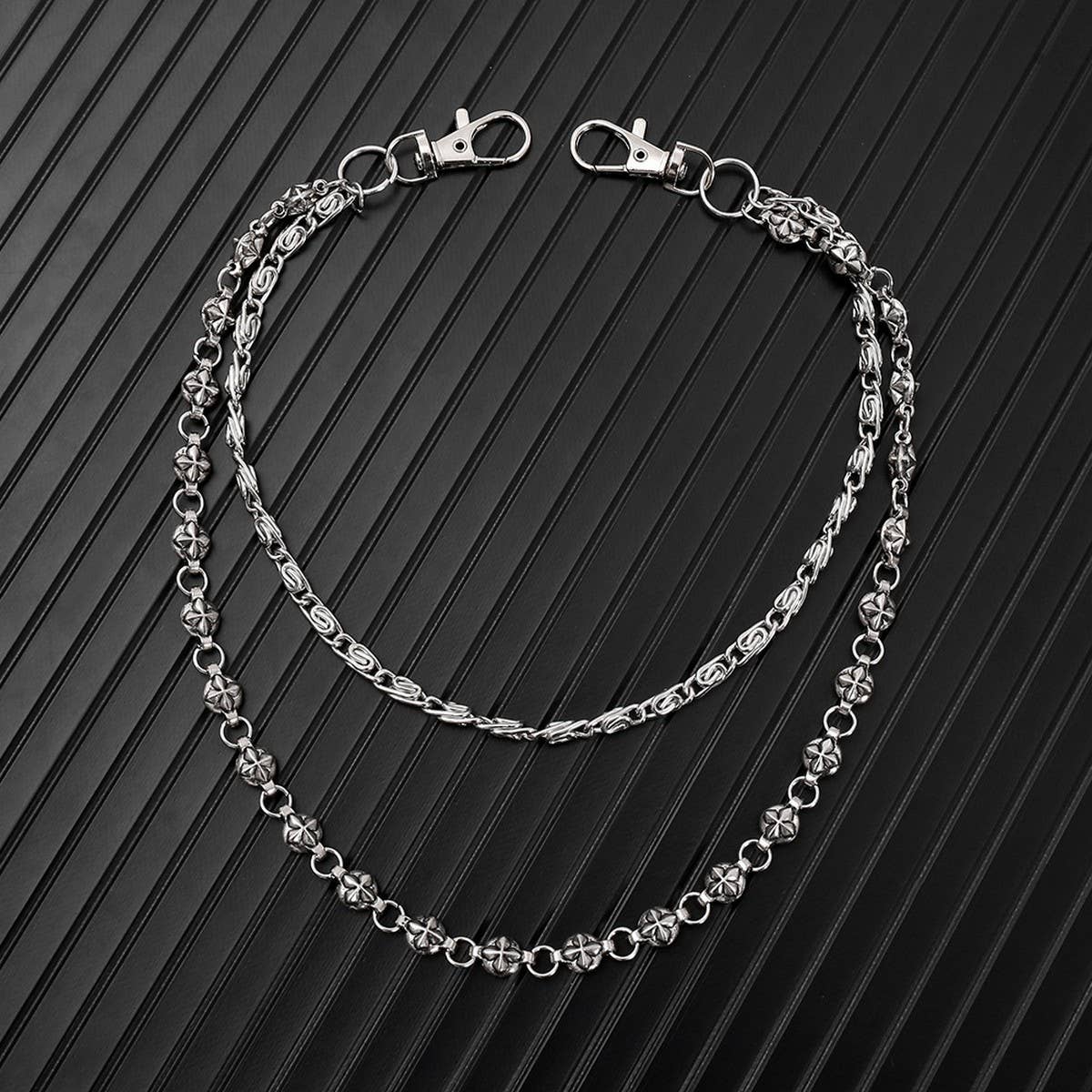 PERSONALIZED PUNK STYLE DOUBLE LAYER TROUSER CHAIN_CWMM4884