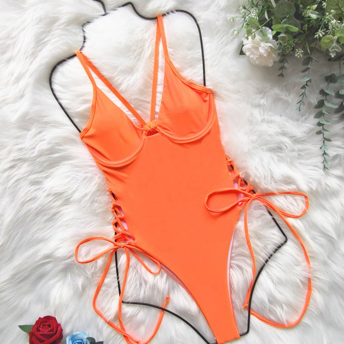 CASUAL HOLLOW MULTICOLOR DRAWSTRING SWIMSUIT_CWMW0284