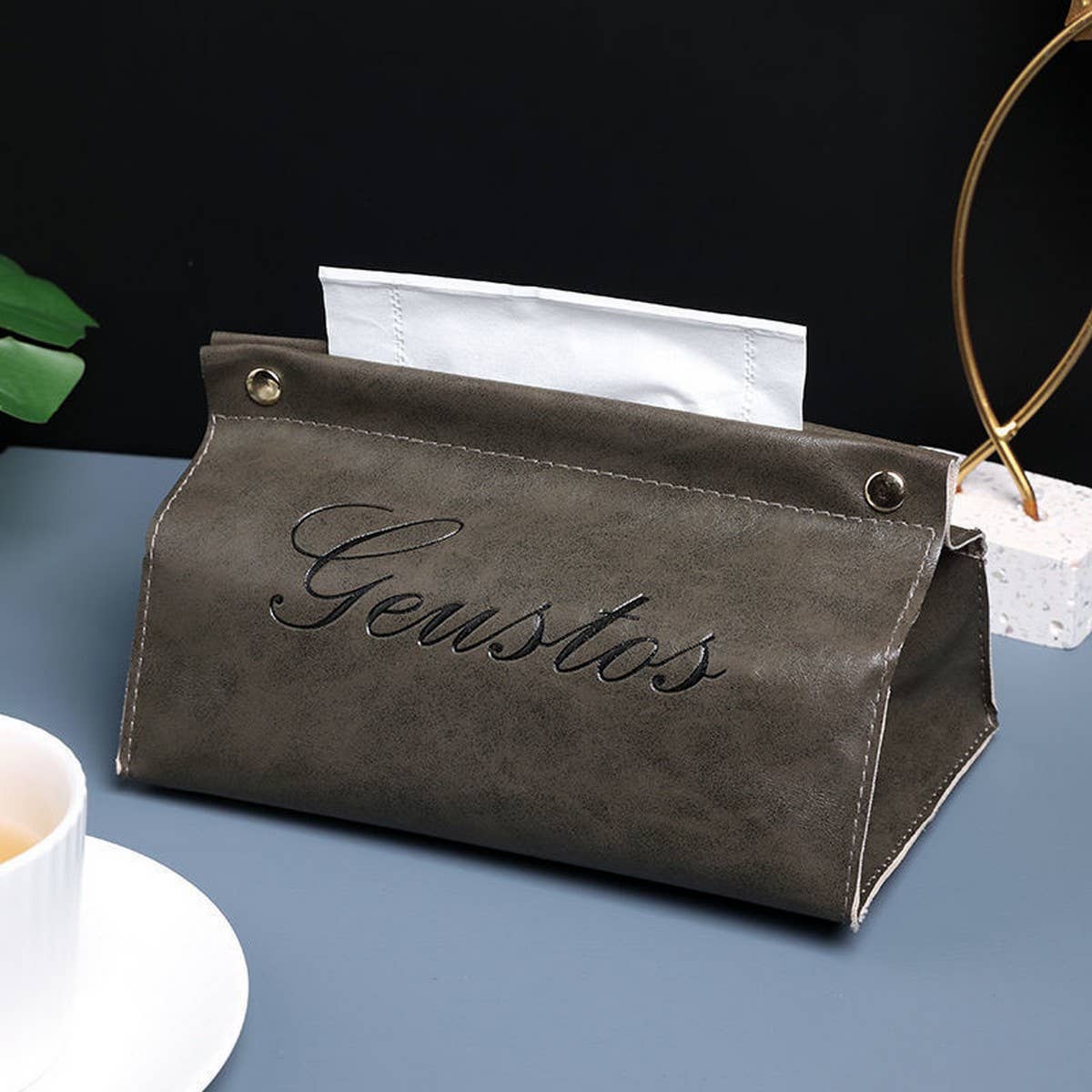 LIGHT LUXURY CAR HOUSEHOLD LEATHER TISSUE BOX_CWMM2259