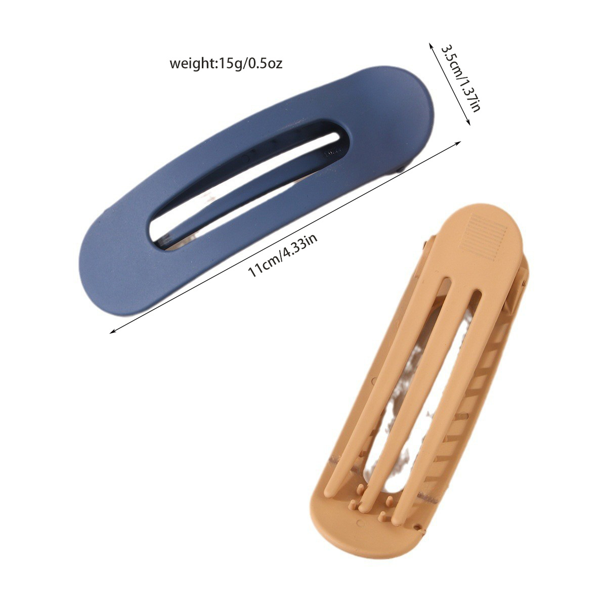 LONG DUCKBILL HAIR CLIP MINIMALIST DAILY WEAR_CWAHA6514
