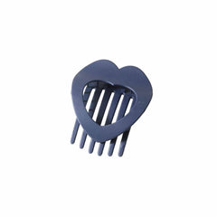 Cwaha07446_Flat Heart Hair Claw Clip Strong Grip For Women