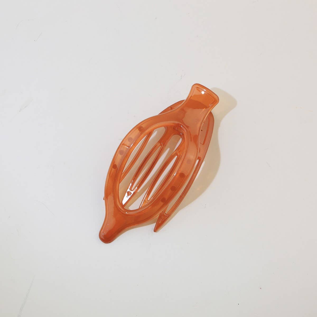 Glossy Matte Oval Hair Clip-Large Duckbill Style_Cwaha07479