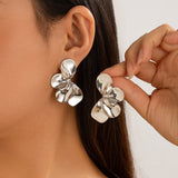 COOL AND SIMPLE RETRO FLOWER EARRINGS_CWAJE1814