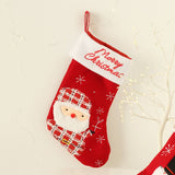 CARTOON SANTA SNOWMAN CHRISTMAS STOCKING BAG_CWAJE05373