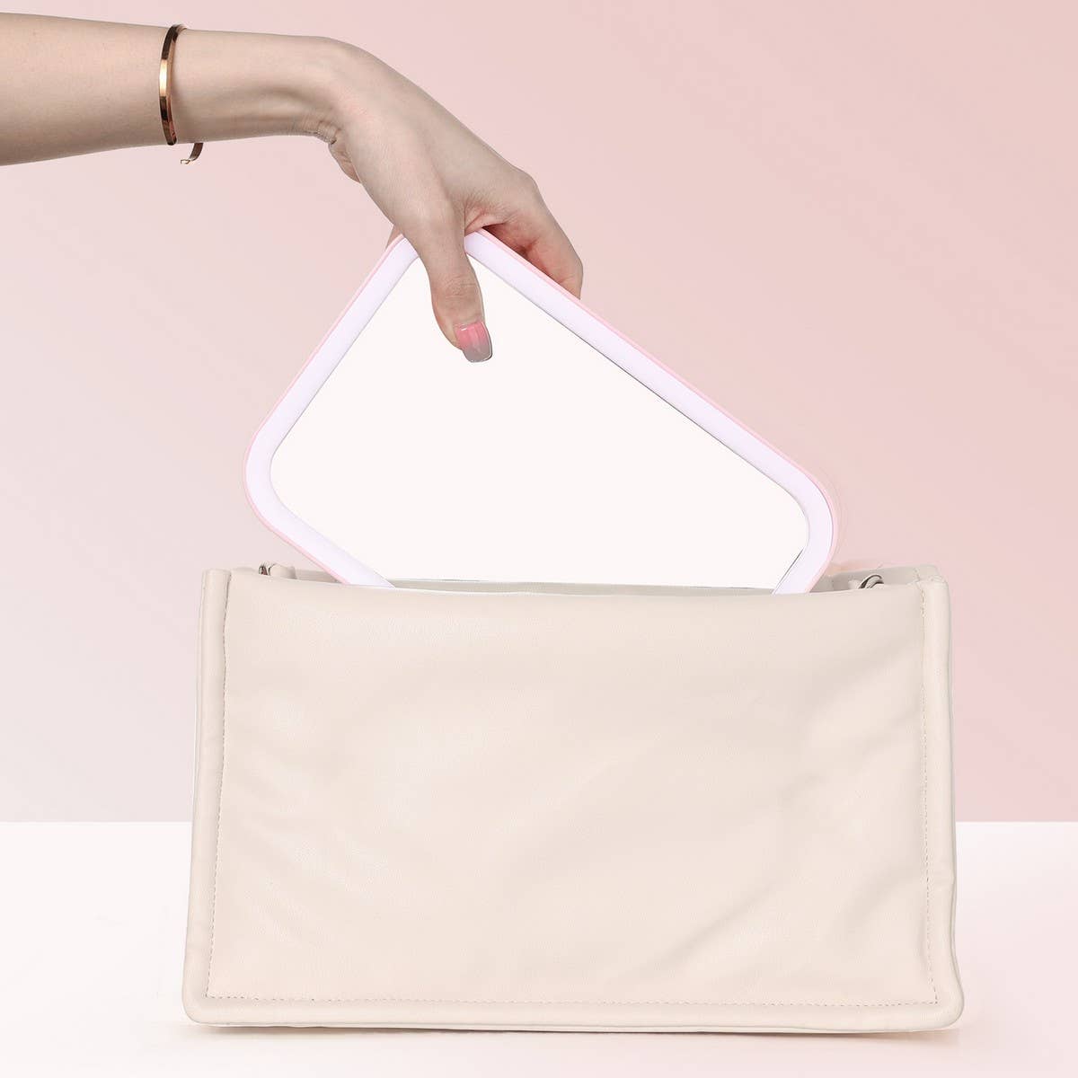 RECHARGEABLE DESKTOP LED SMART MAKEUP MIRROR_CWMM5634