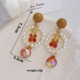 FASHIONABLE CARTOON BEAR FOREST EARRINGS_CWAJE1642