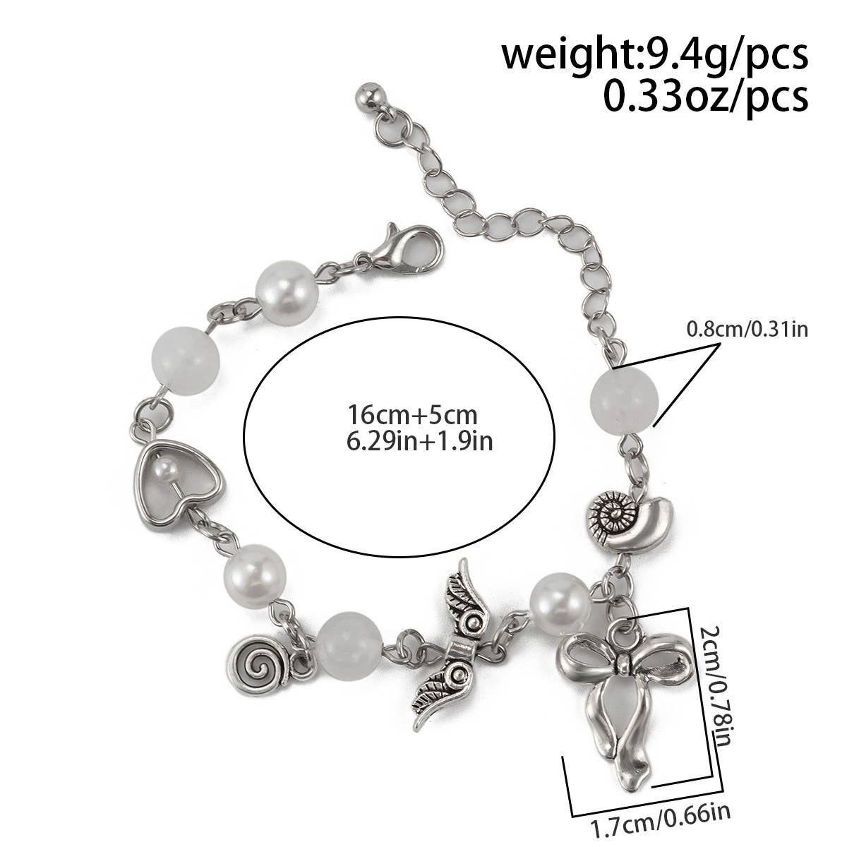 SWEET AND COOL PASTORAL STYLE BOW TASSEL BRACELET_CWAJE1916