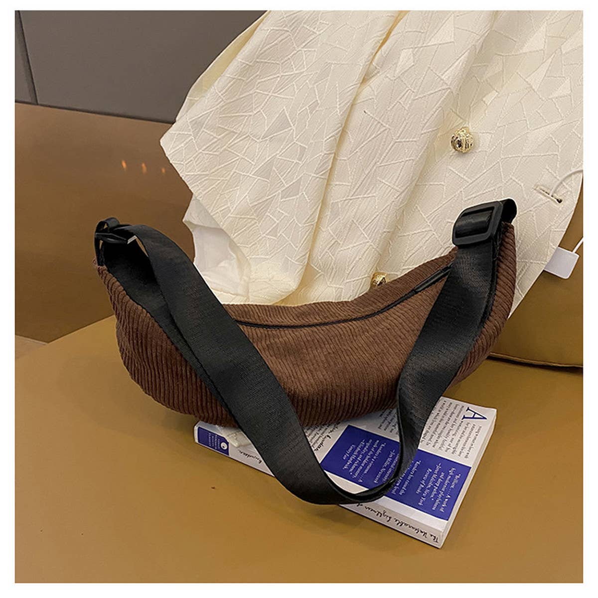 Simple Casual Shoulder Bag Waist Bag_Cwab2087