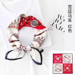 23 SILK FEELING SCARF SQUARE SATIN HEAD SCARF _CWASC0257