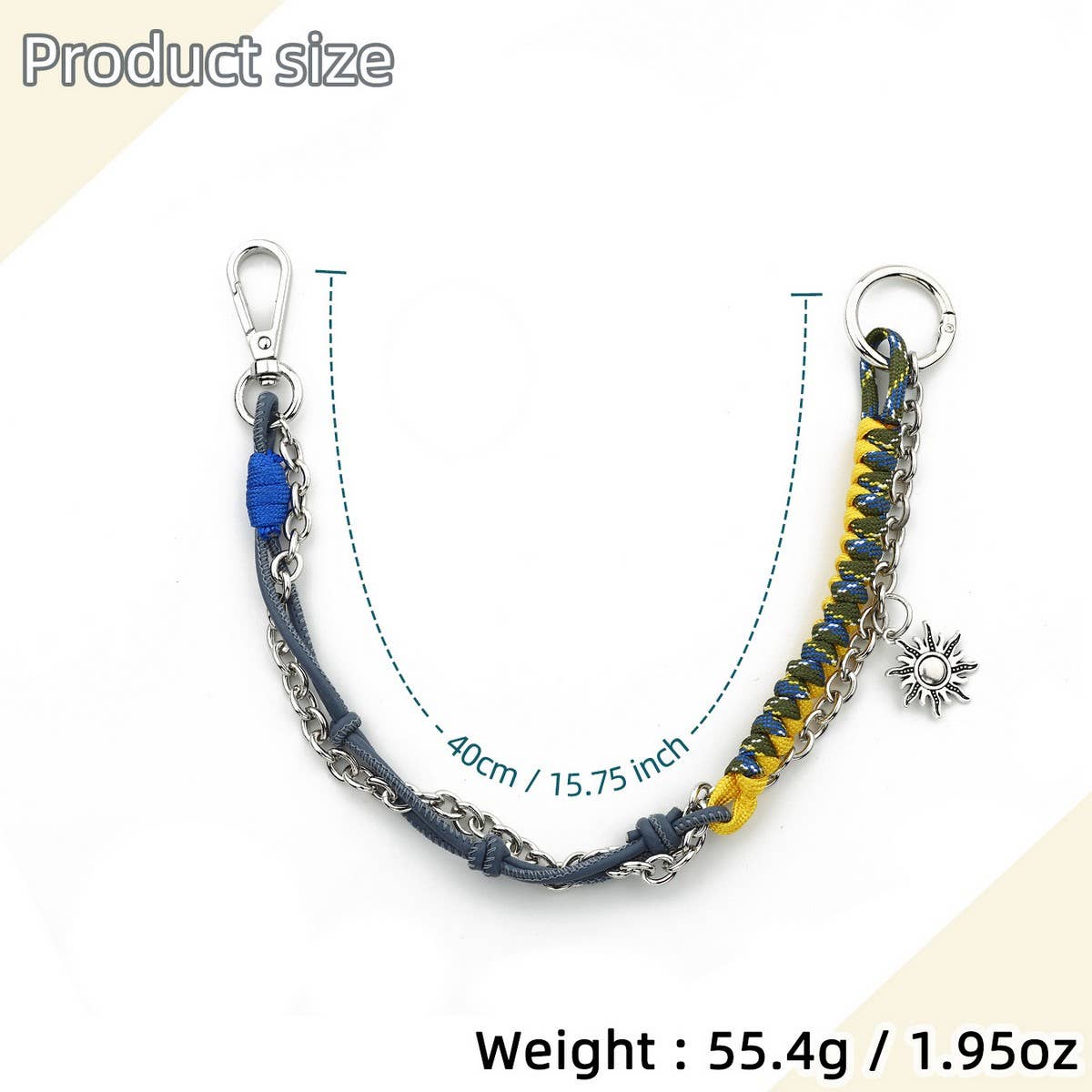 HANDWOVEN LEATHER KEYCHAIN FOR WOMEN S BAGS_CUAB00438