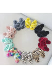 CROSS STRAP FLUFFY CASUAL SLIPPERS_CWSHS199