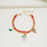 NEW CHRISTMAS STYLE MULTI LAYER CHAIN BRACELET_CWAJE1859