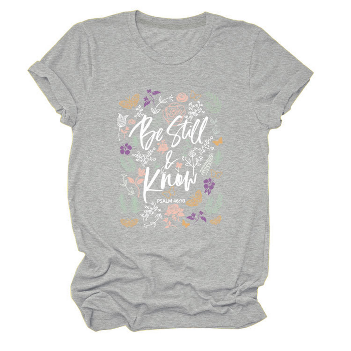 Womens Faith Tee, Be Still And Know_Cwtts1480