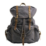 Vintage Canvas Large Capacity Backpack_Cwab5528