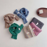 POLKA DOT KNIT SCARF WARM NECK WRAP FOR KIDS_CWASC2096