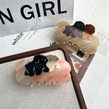 CUTE DOG ACETATE HAIR CLAW CLIP LARGE SIZE_CWAHA5975