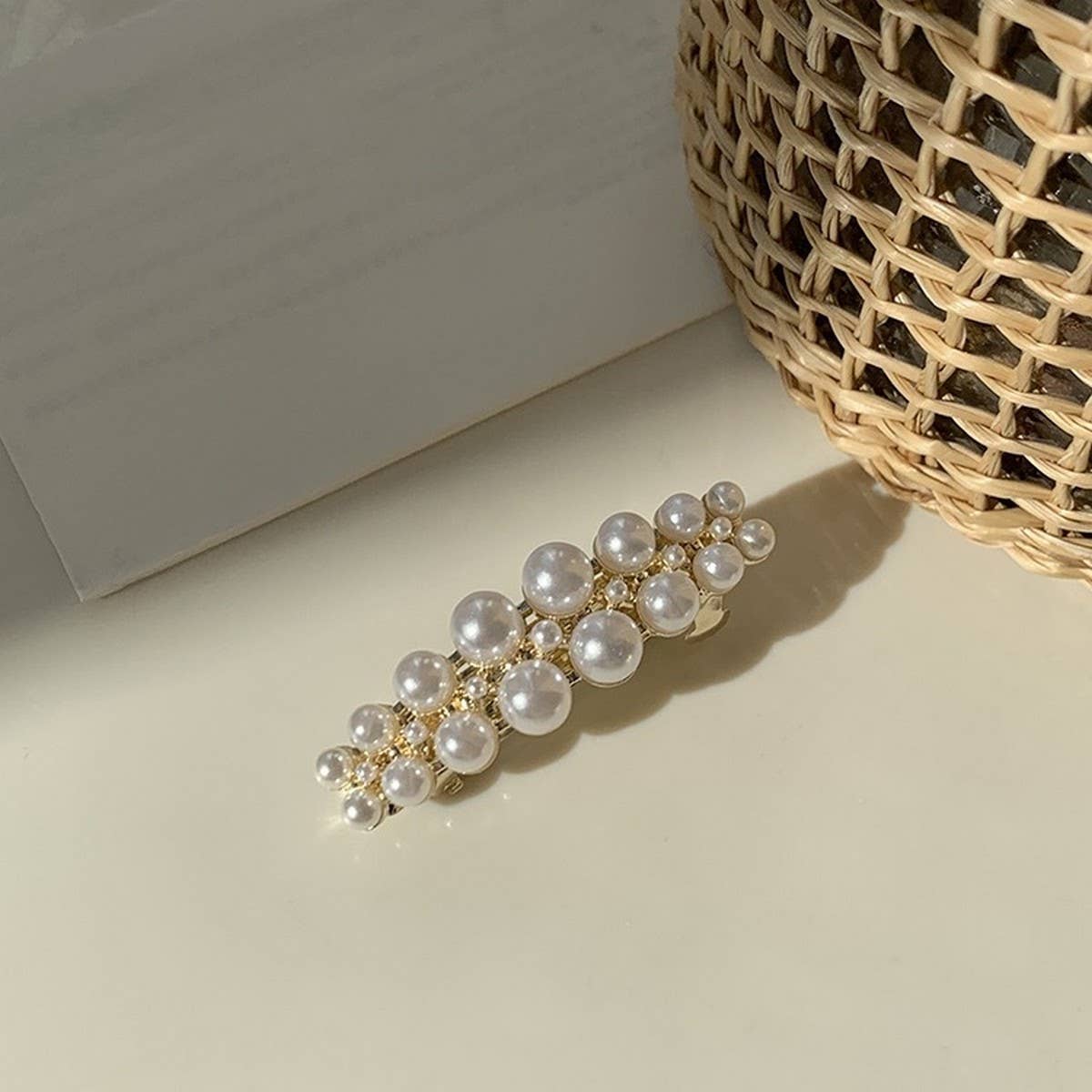 SIDE PEARL BANGS HAIRPIN FOREHEAD CLIP HEADDRESS_CWAHA4645