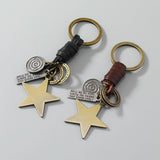 CREATIVE FIVE POINTED STAR PENDANT KEYCHAIN_CWMM4764