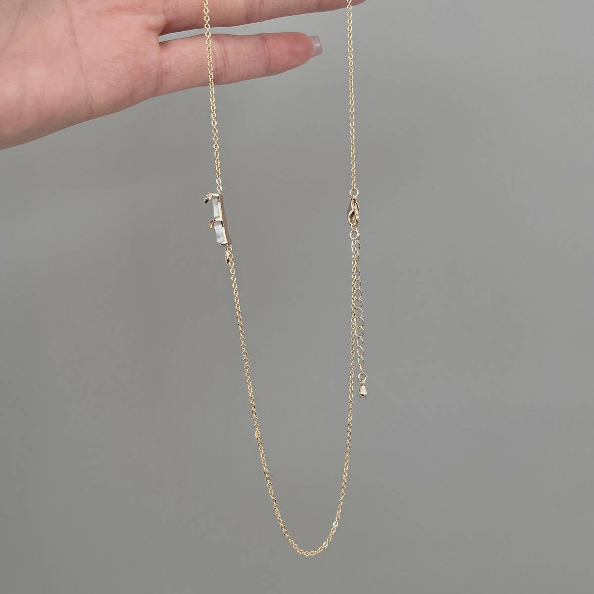 CATS EYE BAMBOO NECKLACE_CWAJE1267