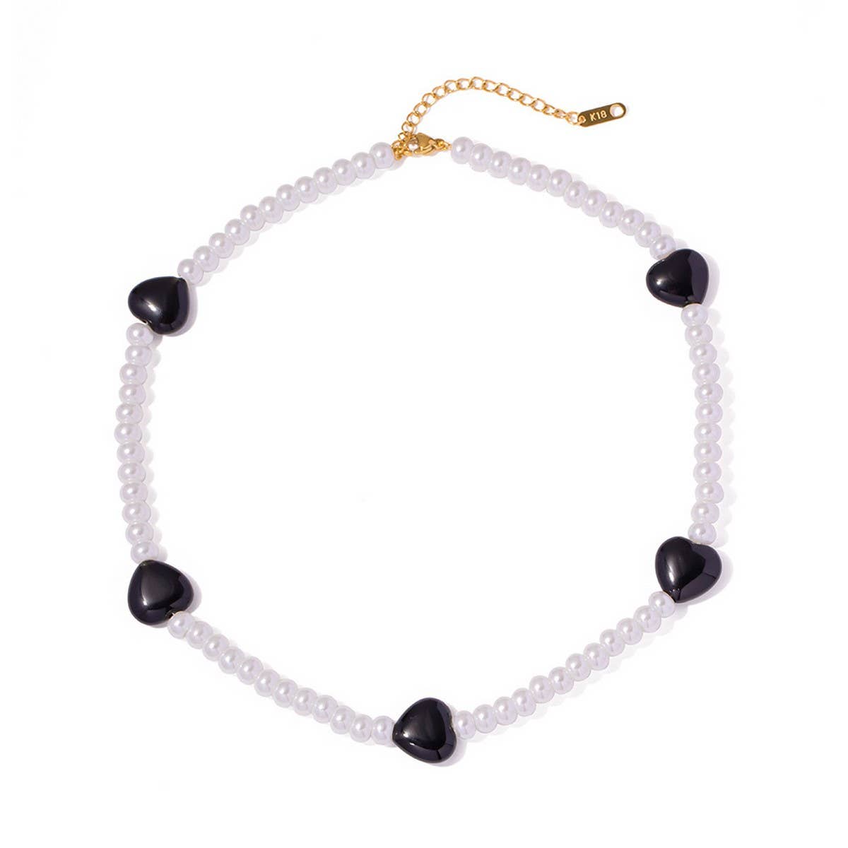 GLASS PEARLNICHEHIGH END SENSE NECKLACE_CWAJE1421