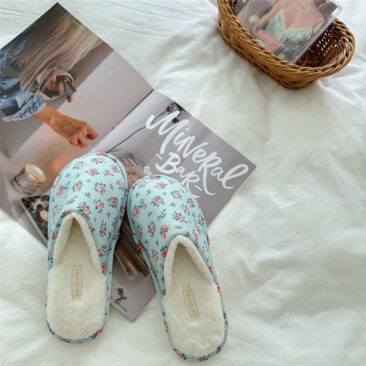 Warm House Shoes Thick-Soled Plush Slippers_Cwmm2991