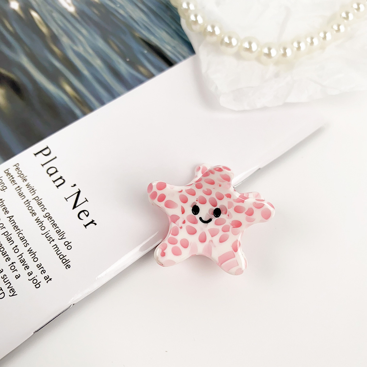 OCEAN STYLE CLAW CLIP CUTE DOLPHIN SHELL_CWAHA1482