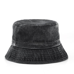 Cwah3202_Casual Denim Fashion Sun Protection Bucket Hat
