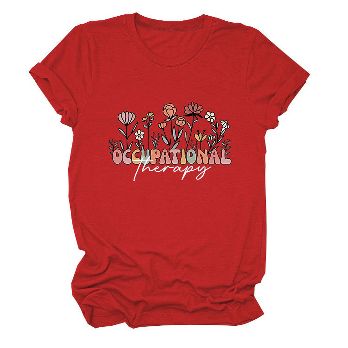 CASUAL CREW NECK TEE OCCUPATIONAL THERAPY THEME_CWTTS1531