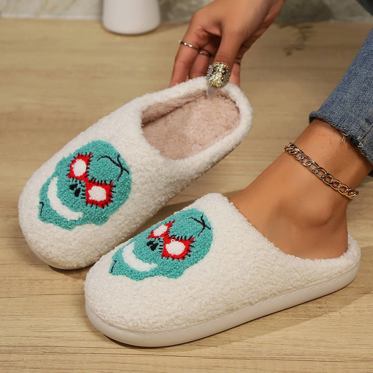 HALLOWEEN COTTON SLIPPER HOME INDOOR WARM SLIPPERS_CWSHS0849