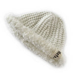 2 6 YEARS OLD PLUSH BRIM BUCKET HAT KNITTED HAT_CWAH2044