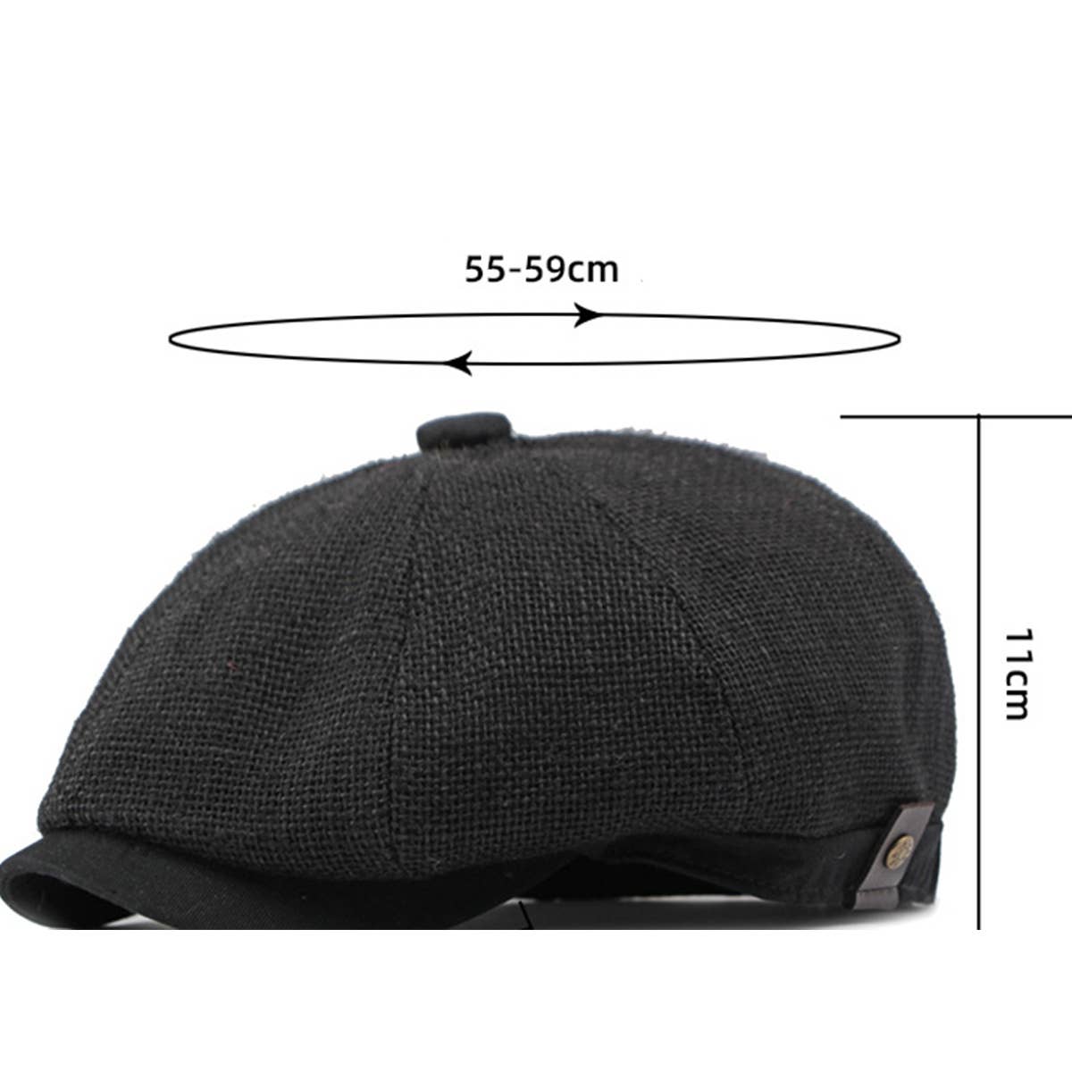 MENS NEW HOLLOW BREATHABLE FLAT CAP_CWAH1910