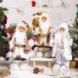 12 INCH STANDING SANTA CLAUS DECORATIVE FIGURE_CWMM2767