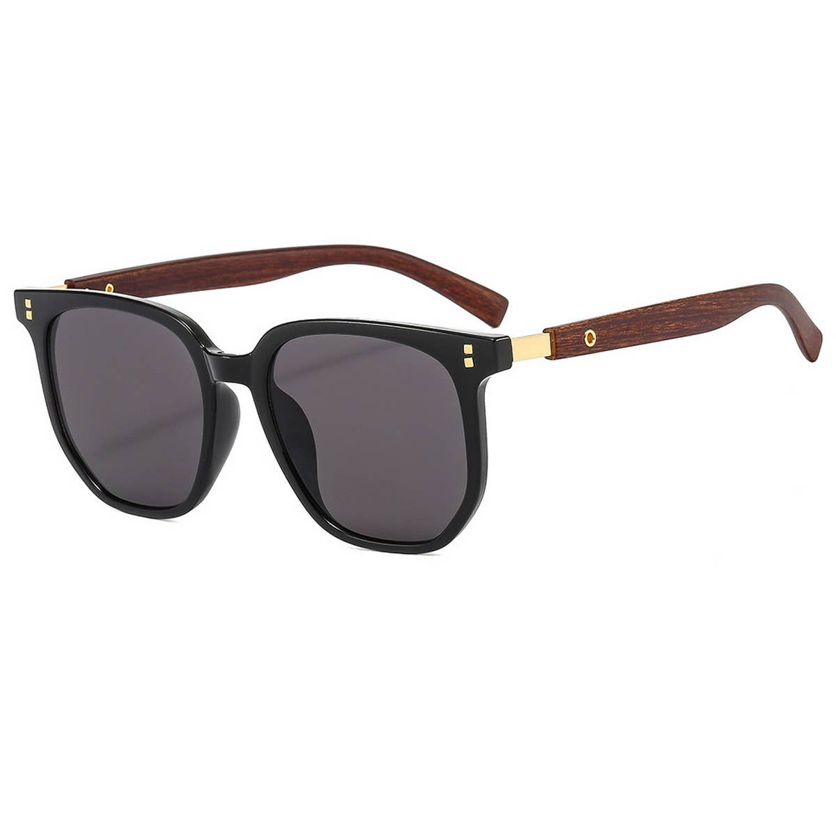Wood Grain Square Sunglasses For Street Style_Cwasg1153