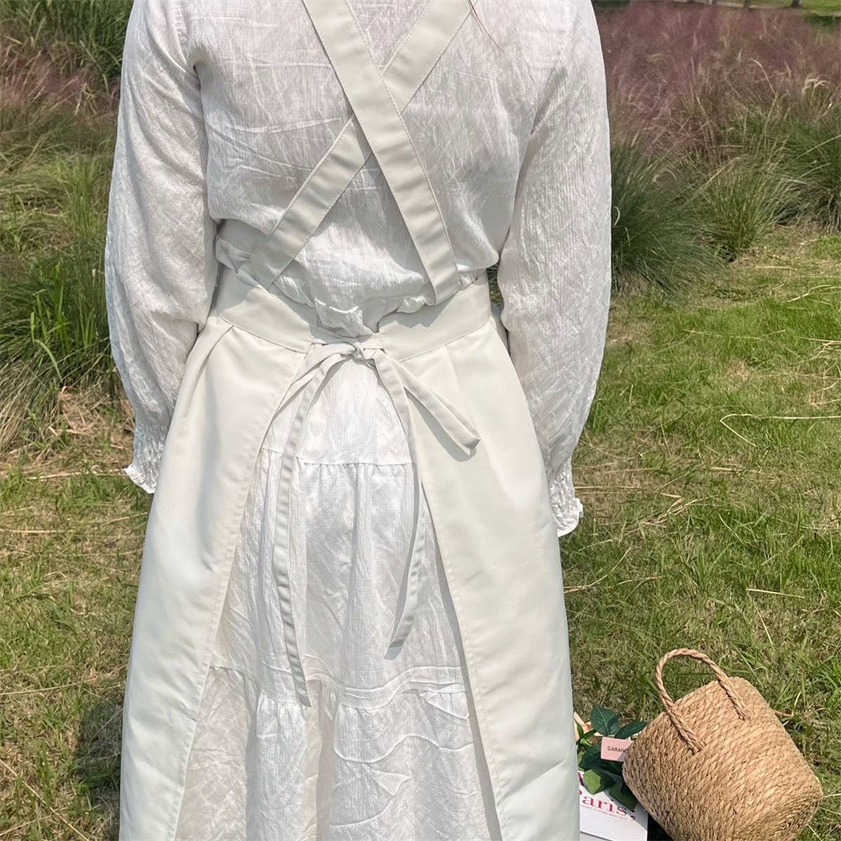 Waterproof And Oil-Proof Solid Color Cotton Apron_Cwmm5841