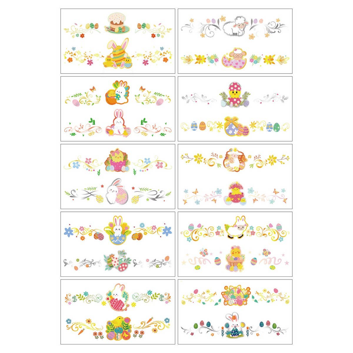 EASTER RABBIT WRIST TATTOOS KIDS WATCH STYLE_CWMM8246