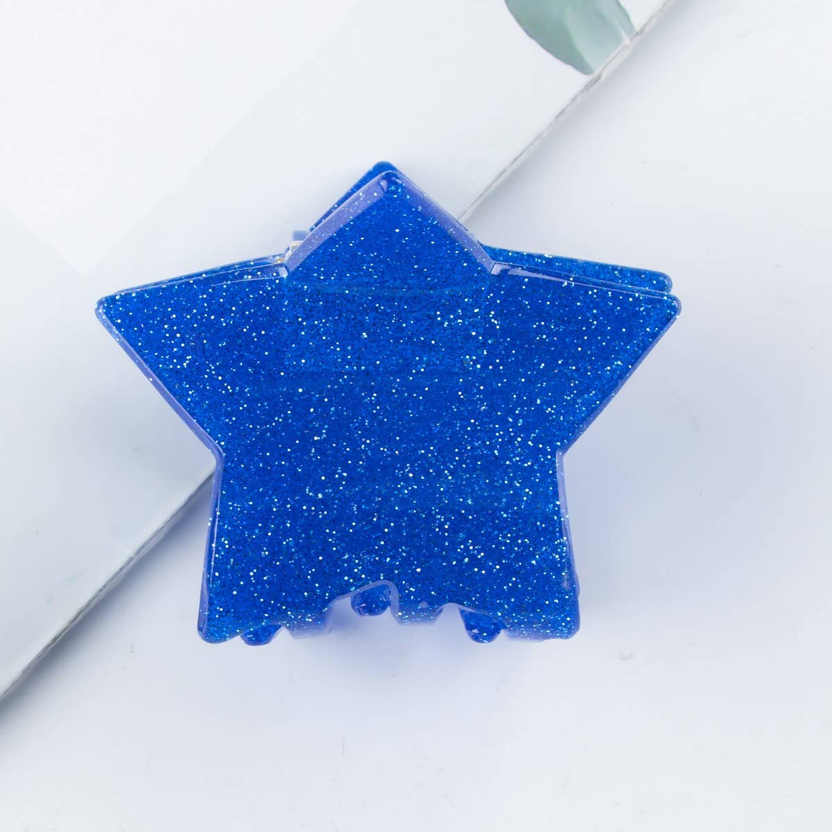 Cwaha1248_Independence Day Star Shape Hair Claw Clip