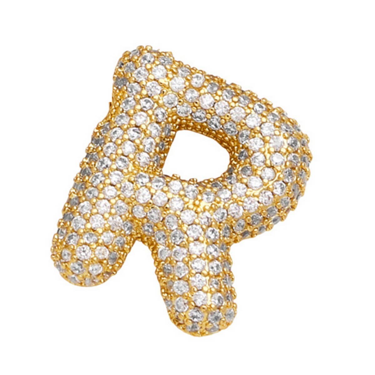 COPPER ZIRCONIA PENDANT NECKLACE HIP HOP_CWMM5862