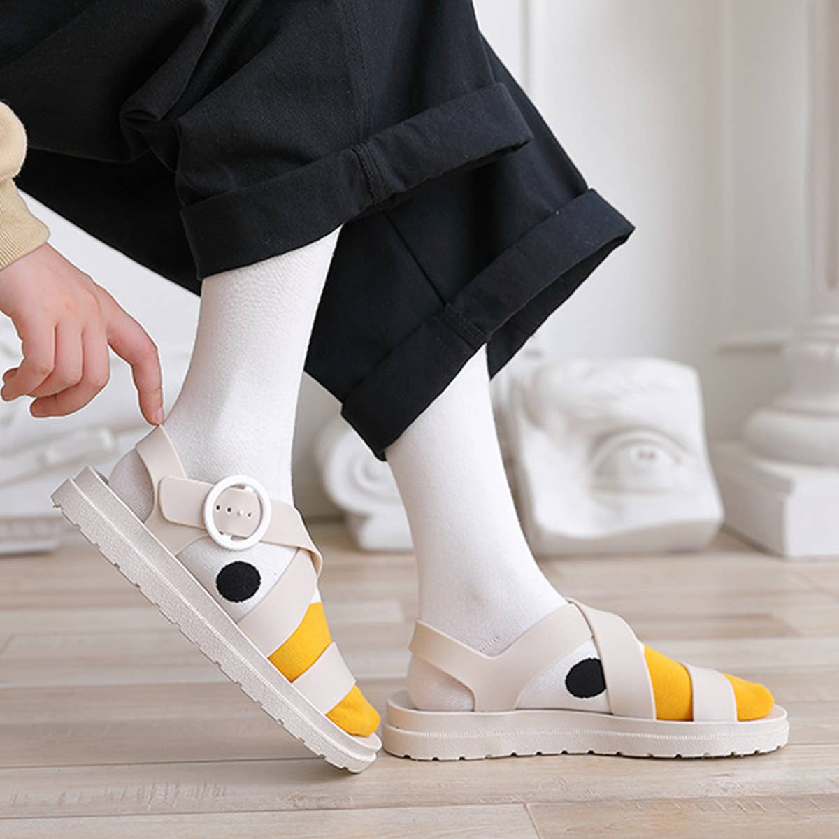 CUTE CARTOON PURE COTTON SOCKS WITH ALL SEASONS_CWMS0536