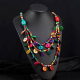 BOHEMIAN ETHNIC STYLE VINTAGE NECKLACE_CWMM4439