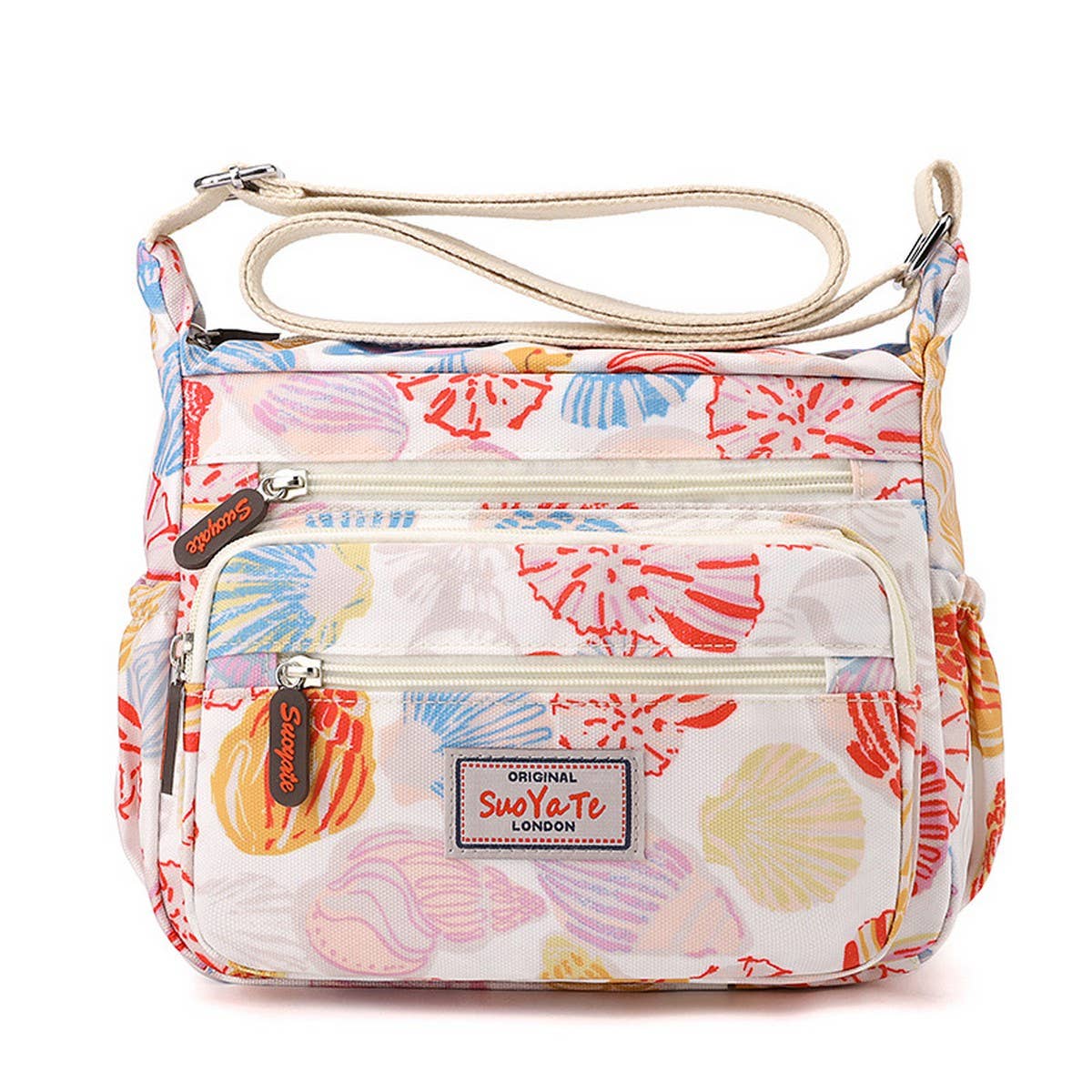 Printed Large Capacity Nylonshoulder Crossbody Bag_Cwasc1788