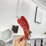 Fall Acetate Vegetable Hair Claw Clips_Cwaha0961