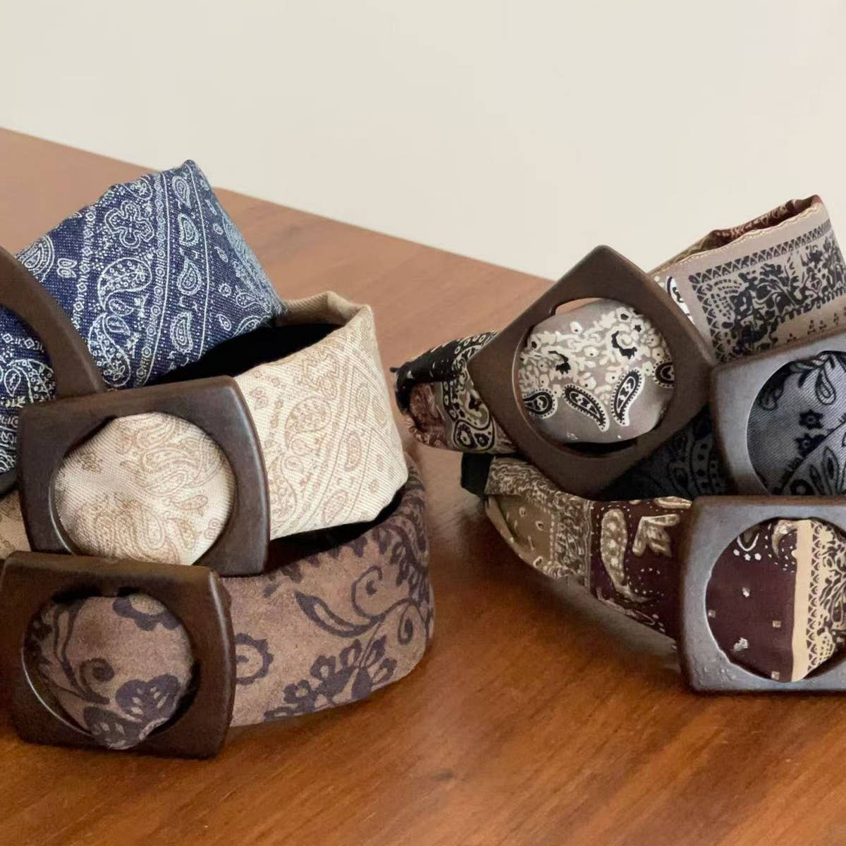 Paisley Ring Wide Headband Retro Design_Cwaha07827