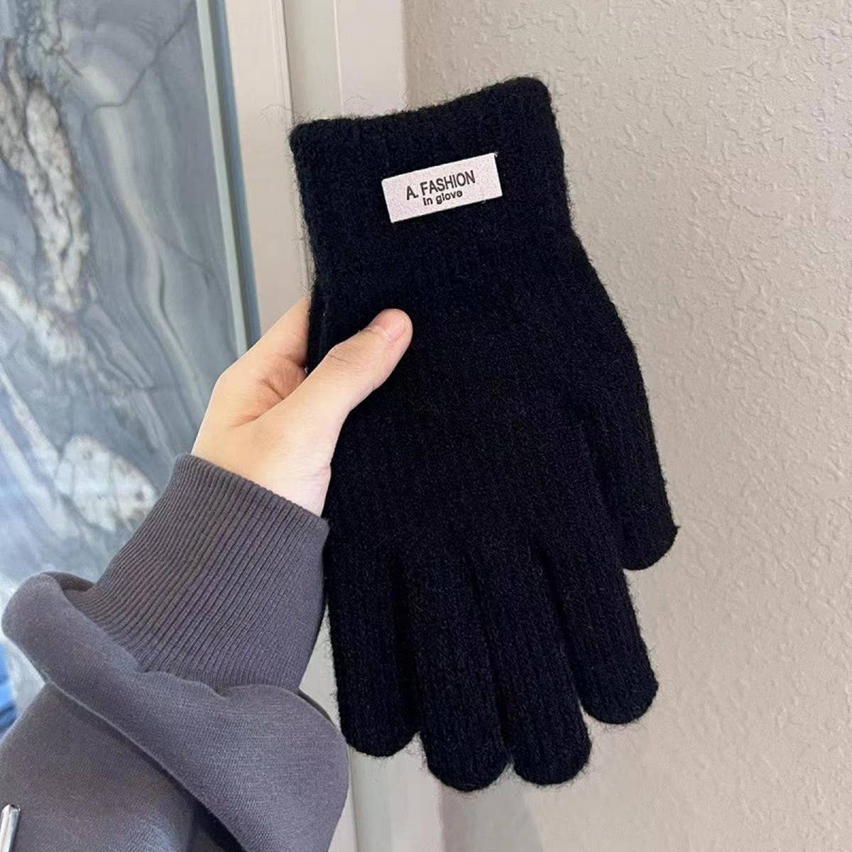 Winter Warm Cute Touch Screen Full Finger Gloves_Cwag0190