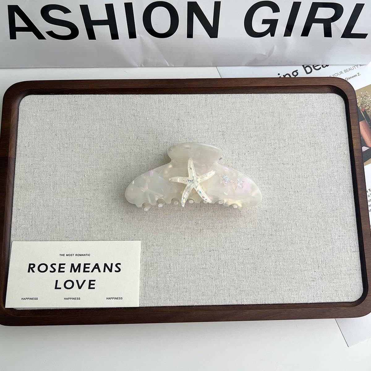 DREAMY STARFISH CLAW CLIP OCEAN GRADIENT DESIGN_CWAHA5893