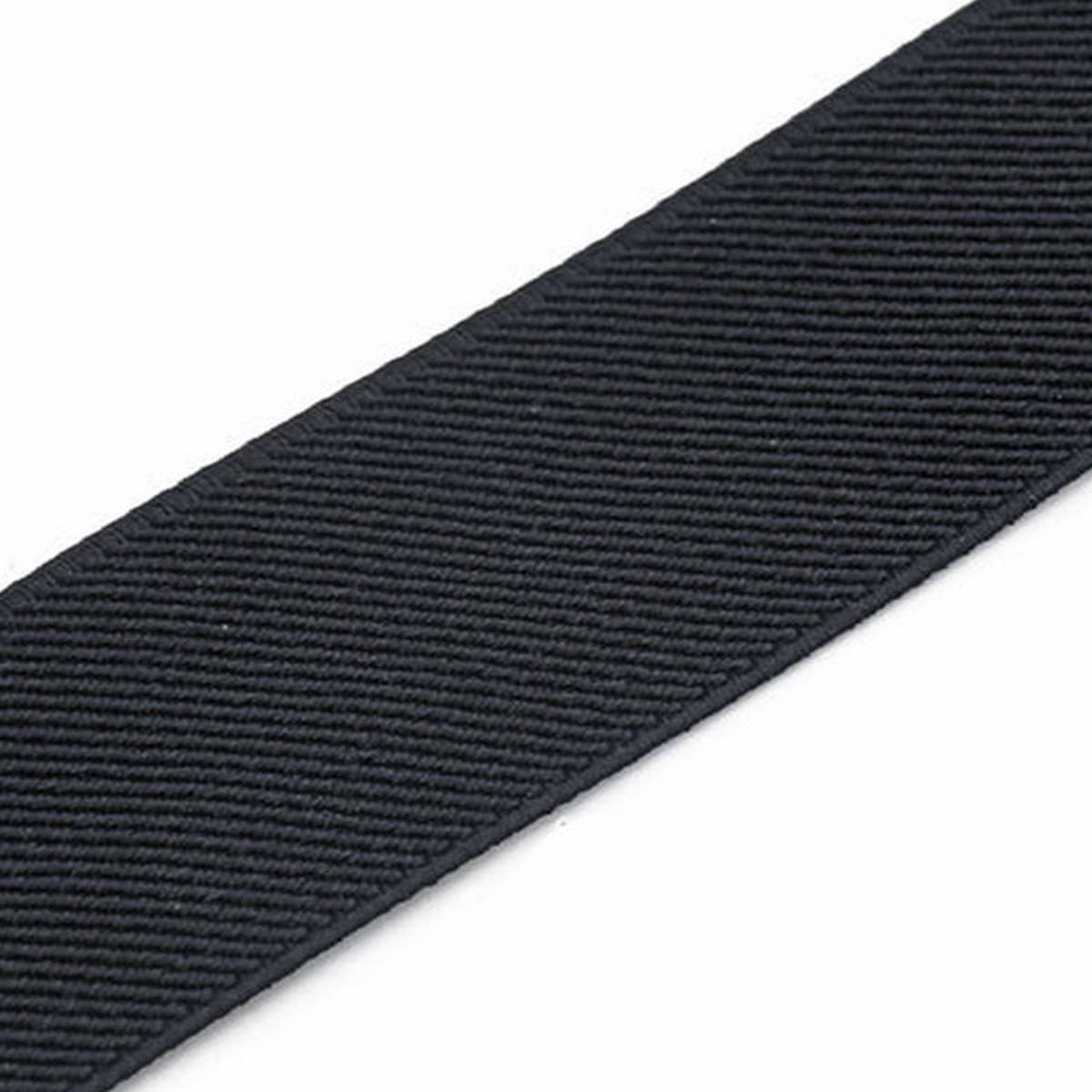 3 5CM BLACK SOLID COLOR SUSPENDER CLIP_CWMM1102