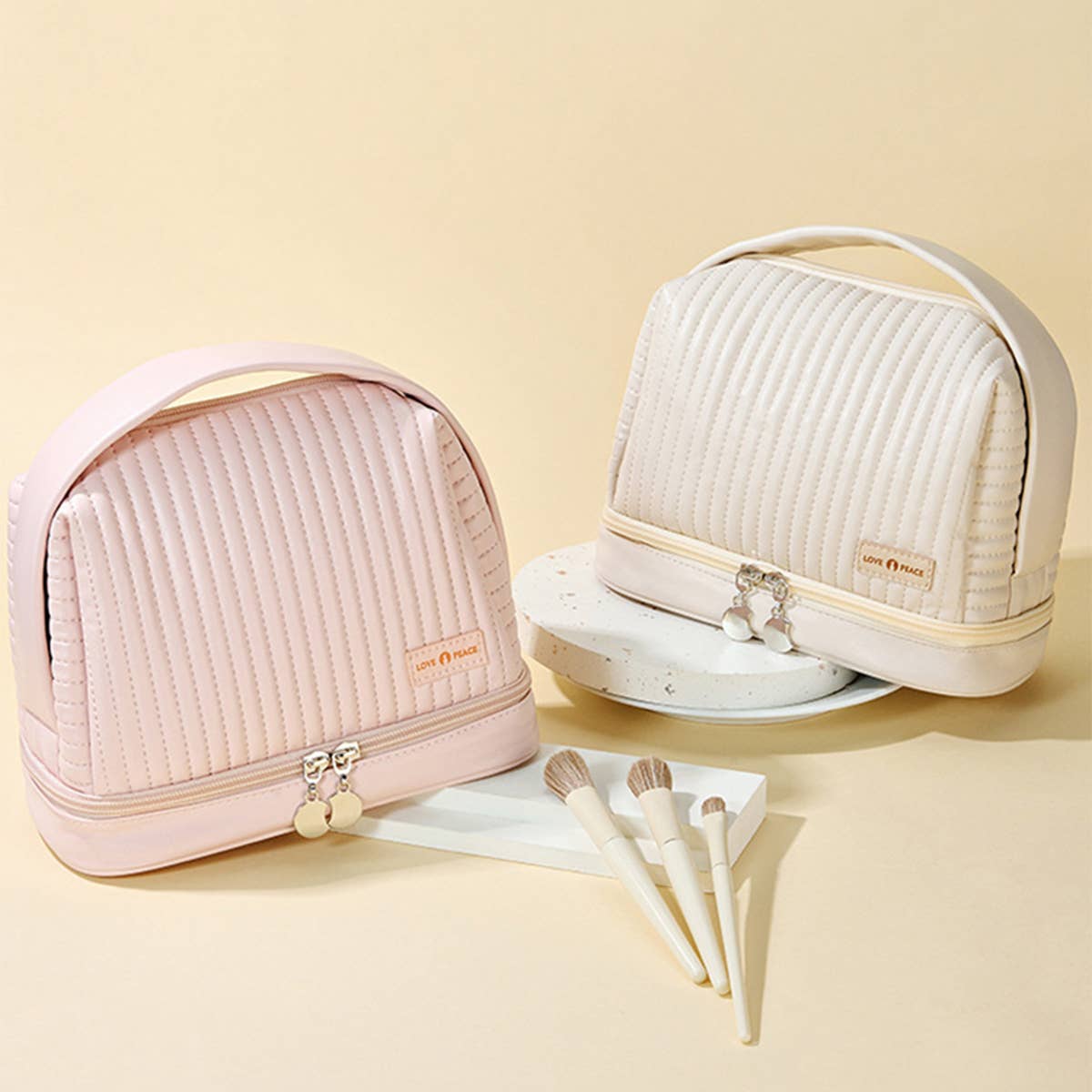 Multifunctional Double Layer Cosmetic Bag _Cwab0554