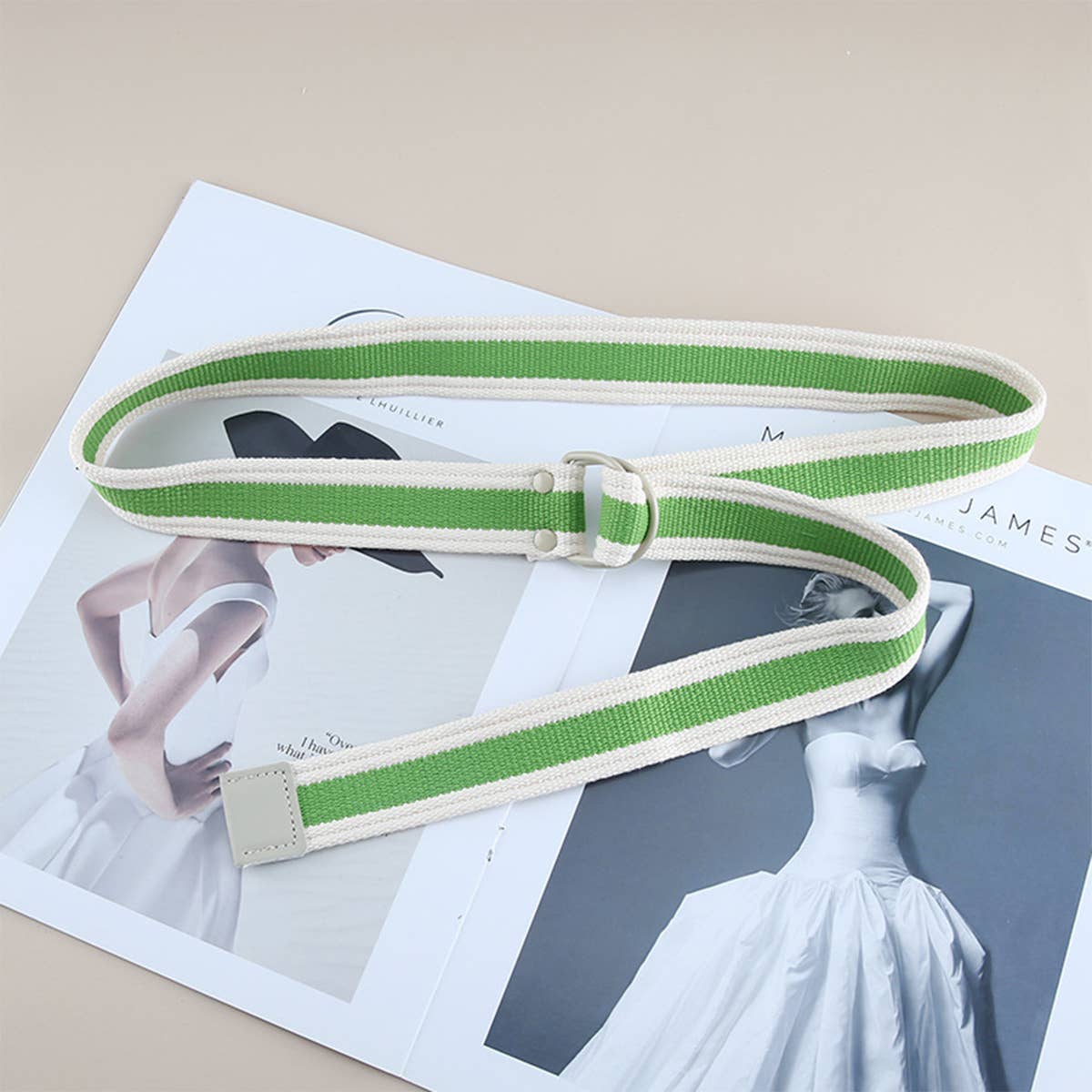 Cwabe0957_Hip-Hop Fashion Extended Artistic Canvas Belt