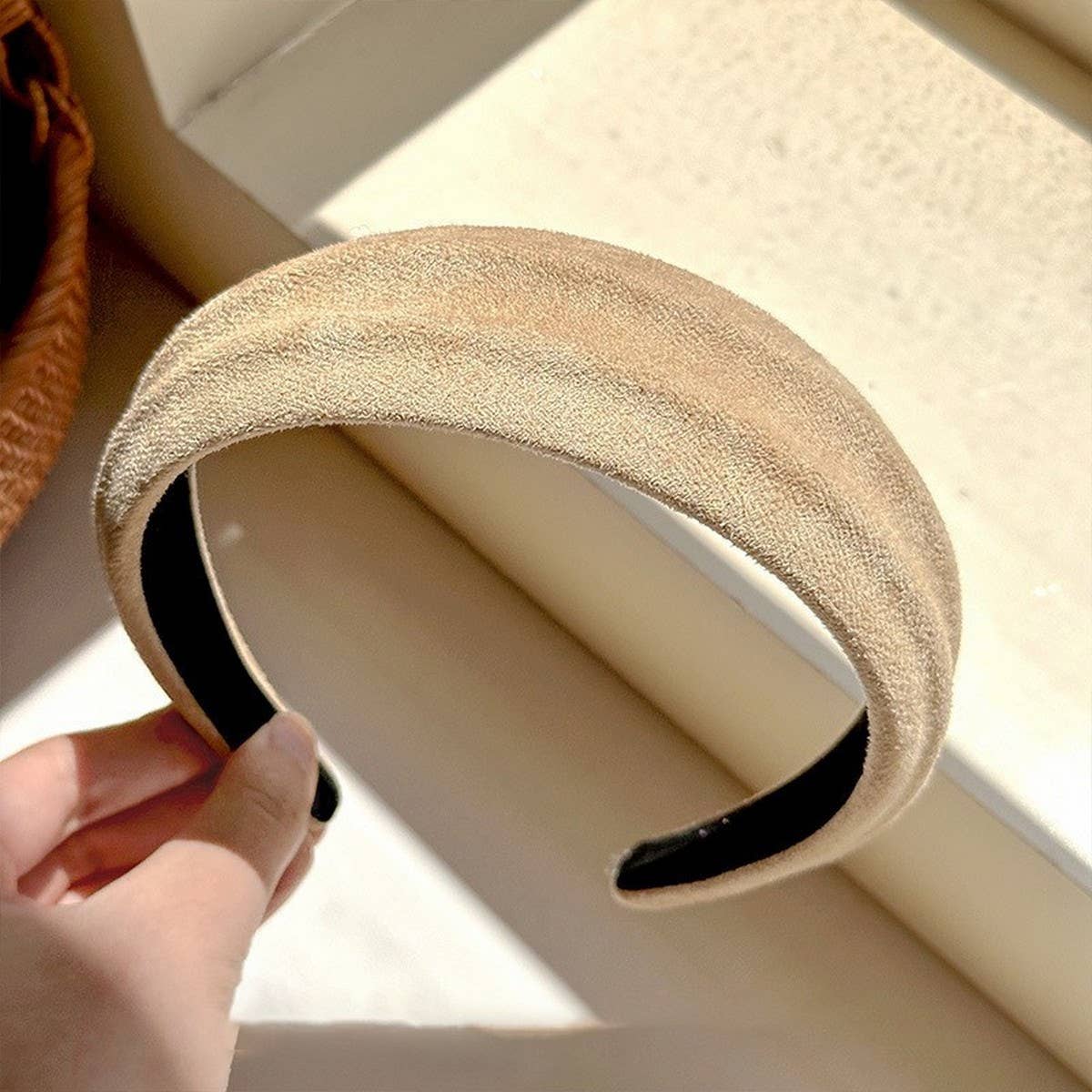 Velvet Headband Women Chic Wide Hair Hoop_Cwaha07778
