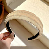 Velvet Headband Women Chic Wide Hair Hoop_Cwaha07778