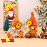 THANKSGIVING DECORATIONS DWARF FIGURINE ORNAMENTS_CWMM2849
